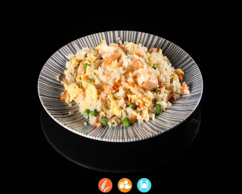 Arroz Frito con Gambas