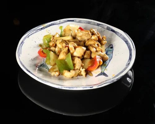 Pollo con Salsa Curry